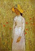Vincent Van Gogh Girl in White Spain oil painting artist